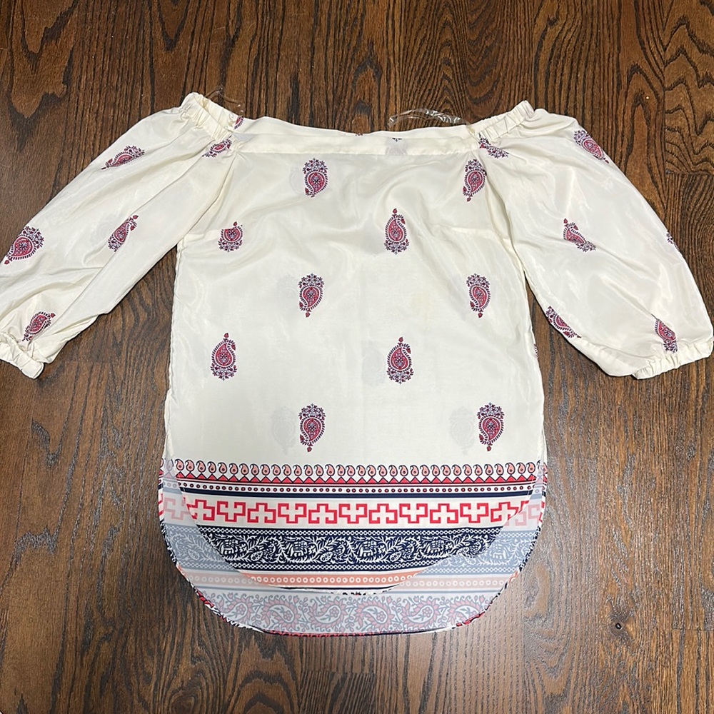 Amanda Uprichard Off the Shoulder Tunic